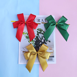 <span class=keywords><strong>Ruban</strong></span> de <span class=keywords><strong>satin</strong></span> noué en spirale, nœuds pré-noués, fleurs pré-fabriquées à nouer pour les fêtes de Noël, cadeaux, bonbons, sacs à pain, paniers décoratifs - Product Image 5