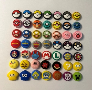 Joystick Silicone Bìa ngón tay cái dính Grip Cap cho chuyển đổi 2 ps5 <span class=keywords><strong>Xbox</strong></span> một loạt điều khiển tùy chỉnh ngón tay cái Grips Mũ Bìa - Product Image 1