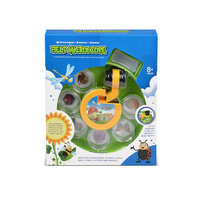Station d'observation des insectes pour enfants, visualiseur de insectes avec loupe, flacons à spécimens, exploration de la nature, jouet scientifique STEM, cadeau