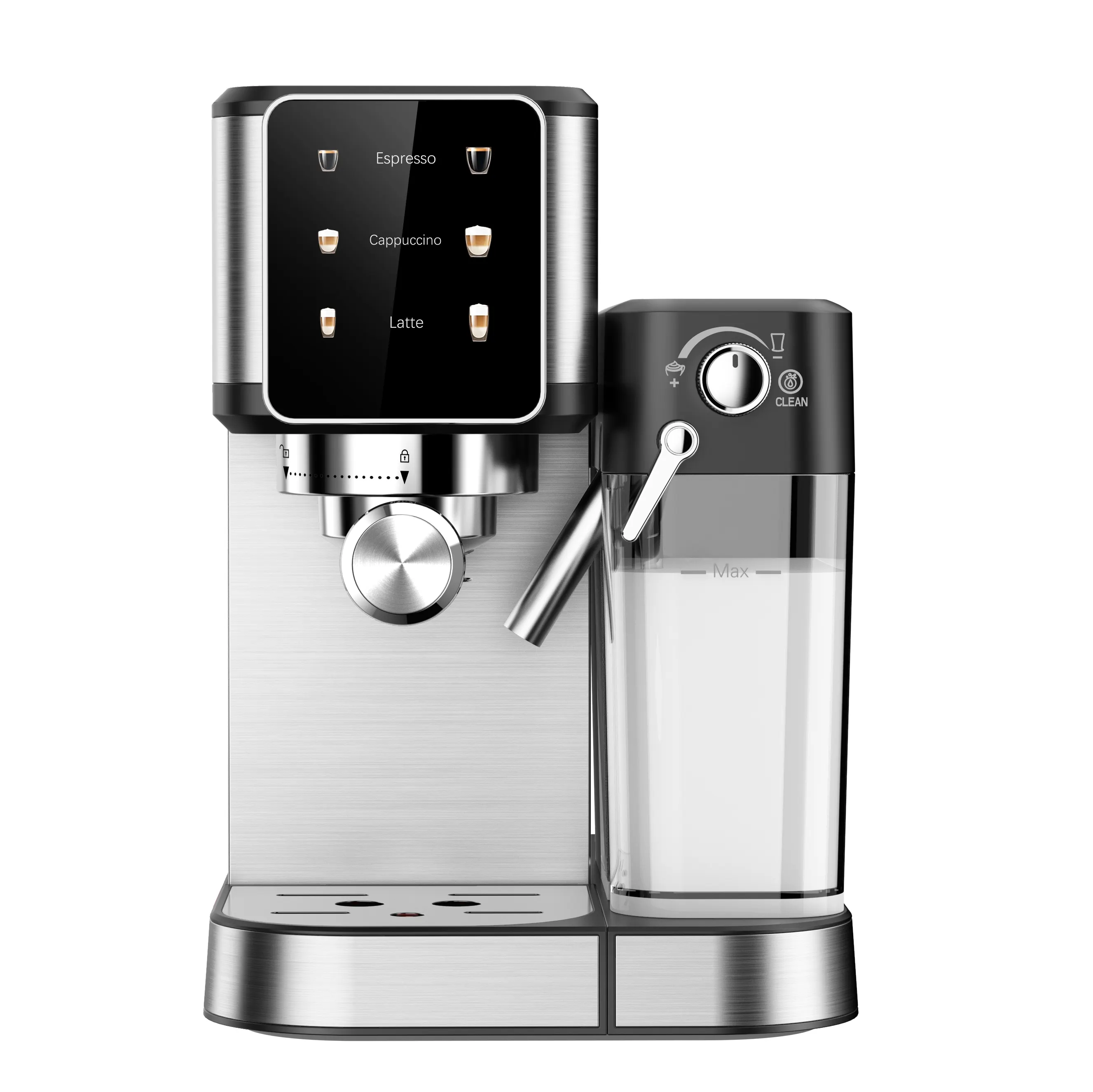 High Costeffective Easy Control 20 Bar Touch Screen Commercial Cappuccino Latte Espresso Coffee Machine