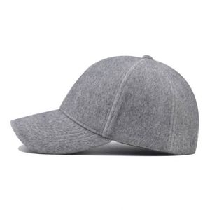 Wholesale High Quality <b>Women</b> <b>Winter</b> <b>Hat</b> Solid Color <b>Winter</b> Warm Wool Cashmere Baseball Caps - Product Image 5