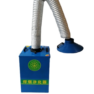 Extracteur de fumée de collecteur de poussière de système <span class=keywords><strong>d</strong></span>'<span class=keywords><strong>extraction</strong></span> de fumée de soudure industrielle propre automatique de deux bras <span class=keywords><strong>d</strong></span>'aspiration - Product Image 1