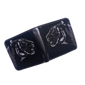 Imprimez les initiales du <span class=keywords><strong>portefeuille</strong></span> pour hommes de haute qualité <span class=keywords><strong>avec</strong></span> logo personnalisé pour hommes - Product Image 2