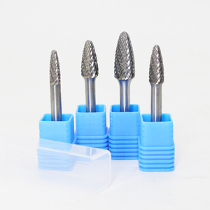 Fraise rotative en carbure de tungstène SF-MX YG8, outil de soudage argenté compatible <span class=keywords><strong>Dremel</strong></span> pour le meulage, le débavurage et la sculpture, marque KTS - Product Image 4