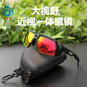 Lunettes de cyclisme Xq-Hc, monture TR90, lentille en résine polarisée, antidérapante, à couleur changeante, pour hommes, lunettes de sport en plein air - Product Image 1