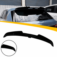 Accessoires de véhicule HS ABS plastique aile lèvres becquet aile en Fiber de carbone pour Audi A3 8Y Sportback hayon 2021 2022 2023