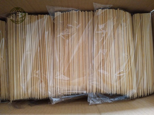 Brochetas de Bambú para Churrasco - Utensilios para Barbacoa Resistentes al Calor y Antiadherentes para Fiestas de Barbacoa - Product Image 5