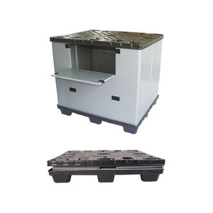 זול מחיר תעשיית מחסן אחסון כבד החובה פירות כיסוי תחבורה פלסטיק מתקפל מכולות מזרן תיבת למכירה - Product Image 4