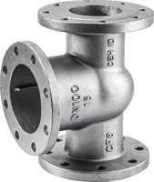 Corps de vanne à opercule industrielle moulé par fonderie à cire perdue, CF8 CF3M SS316L DN15-500, pièces usinées sur mesure