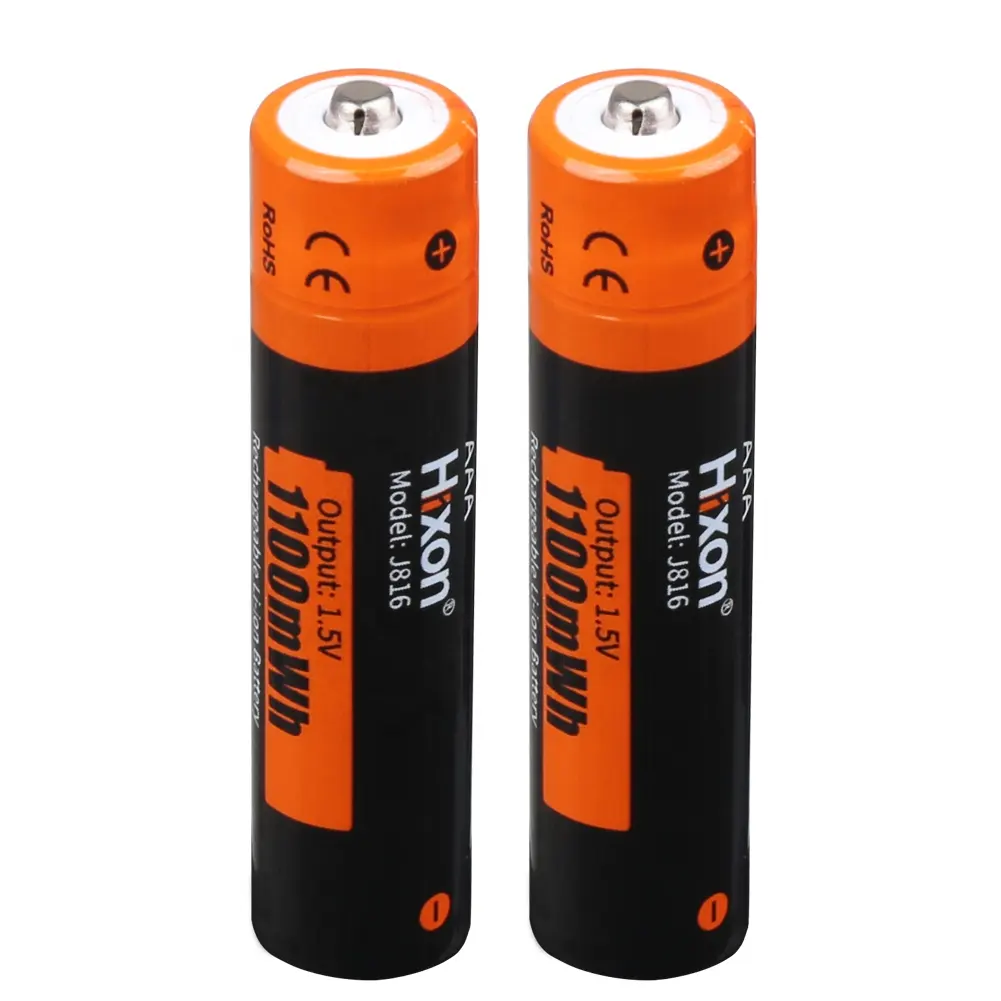 Widely Compatible With Electronic Devices 1.5V AAA Rechargeable Lithium Ion Battery