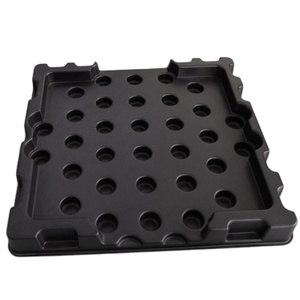Black ESD Blister Tray for Circuit Board Turnover Optional Material & Thickness Custom Drawing Available - Product Image 1