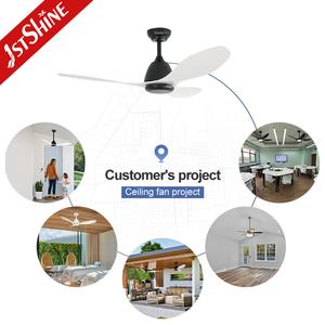 1stshine 52 48 inch quạt trần với động cơ DC với điều khiển từ xa 3-Blades ABS Quạt trần - Product Image 5