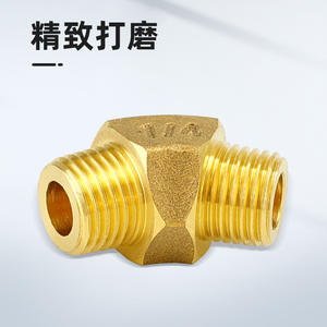 Codo de Tubería de Agua de 45 Grados Estándar Americano, Accesorio Reductor Roscado NTP, Roscas Internas y Externas de 1/2/3 Puntos, Cobre - Product Image 3