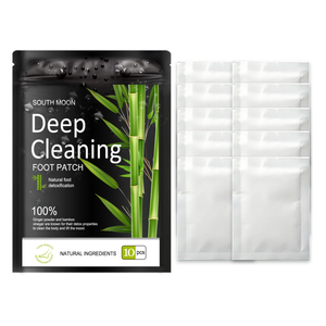 Bantalan kaki detoks Bamboo, 10 buah Koyo pereda tidur, penghilang stres, racun tubuh, Koyo pembersih kaki dalam - Product Image 2