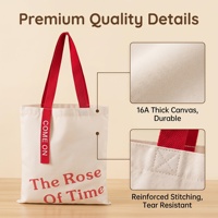 Tas Tote Kanvas Ramah Lingkungan Profesional BunnyTote, Dapat Digunakan Kembali, MOQ100, Logo Kustom, Iklan, Hadiah Mahasiswa, Sisi Berhuruf