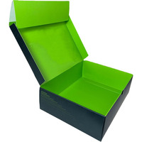 Boîtes en papier rigide pliables de luxe avec logo personnalisé, matériaux recyclés, fermeture magnétique à rabat, boîte cadeau avec ruban, laminage mat pour cadeau