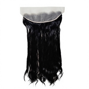 Extensions de cheveux humains naturels indiens Remy 13x6 26" avec dentelle frontale HD - Product Image 3