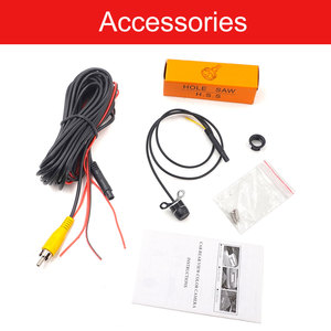 12.5mm treo và khoan gắn kết xe đảo ngược <span class=keywords><strong>Camera</strong></span> quan sát phía sau với hướng dẫn dòng chuyển đổi cáp - Product Image 5