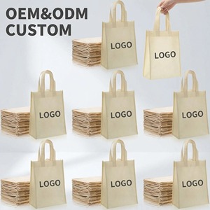 Sac fourre-tout écologique, recyclable, réutilisable, non tissé, laminé, pour supermarché et exposition, sacs de shopping personnalisables - Product Image 1