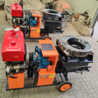 Machine à projeter le mortier à pompe hydraulique certifiée CE, pour le plâtrage des murs extérieurs des bâtiments, unité de pulvérisation de béton durable et économe en main-d'œuvre