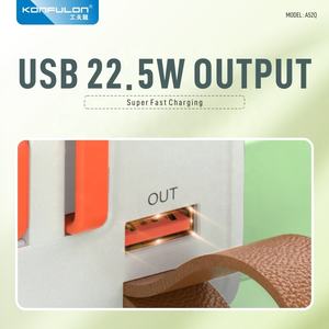 Konfulon <span class=keywords><strong>2024</strong></span> nuovo prodotto Power Bank 30000mAh, 22.5W portatile caricabatteria veloce ricarica USB tipo C compatibile - Product Image 6