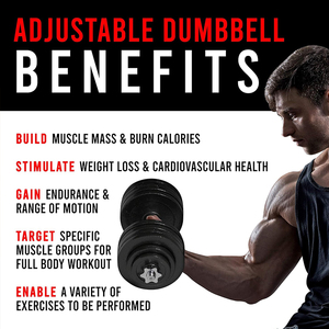 Đa-Chức Năng Quả Tạ Đặt Tạ Nhà Tập Thể Dục Có Thể Điều Chỉnh Barbell 10Kg Quả Tạ Bộ - Product Image 6