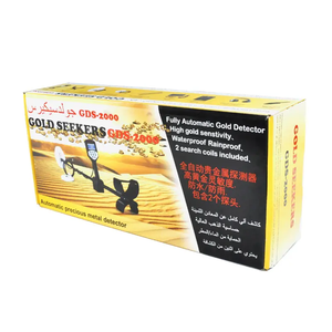 <span class=keywords><strong>Detector</strong></span> de Metais Profissional Localizador de Ouro e Tesouros Subterrâneos GDS-2000 de Alta Precisão Portátil - Product Image 2