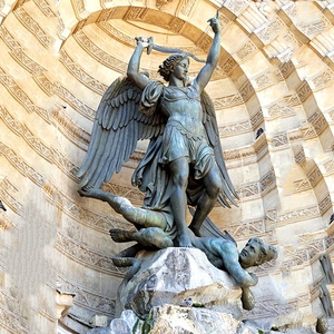 Statua all'aperto statua gigante di san Michael statua decorazione personalizzata statua di san Michael de playstation - Product Image 3