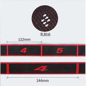 Banda elástica de resistencia para yoga, 50 lb, tensión media, para entrenamiento de flexibilidad, uso doméstico - Product Image 2