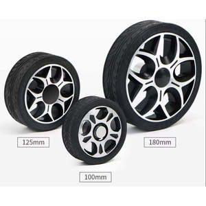 Professional Supply Solid Rubber Bearing Drive <b>Wheel</b> Active Caster Load-Bearing Handwheel - Product Image 4