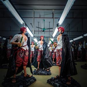 Figura de Manga de Gran Tamaño de 67 cm, Estatuas de ONE PIECE, Modelo de Shanks de Pelo Rojo, Juguetes de Regalo, Figura de Anime de PVC - Product Image 5