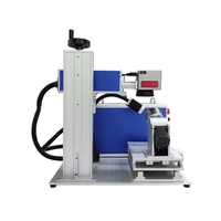 Nouveau graveur laser à fibre Focuslaser 50W 200x200mm CNC rotatif refroidi par air pour gravure de bouteilles métalliques, compatible avec les formats DXF/PLT/BMP/AI