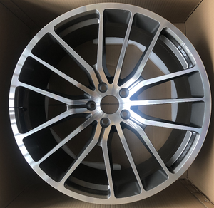 Rines de Aleación de Aluminio para Automóvil de 18 19 <span class=keywords><strong>20</strong></span> 21 22 24 Pulgadas, Fondo Plateado con Letras Rojas para Maserati, Gran Oferta - Product Image 1