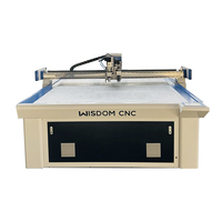 Machine de découpe à lame oscillante à lit plat WISDOM CNC 1625, zone de travail 1600x2500mm, pour carton ondulé, boîtes à pizza, aliments