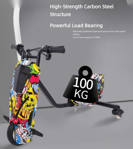 Trottinette électrique professionnelle à 3 roues, capacité de charge 100 kg, robuste, pour adultes, pour le sport - Product Image 3