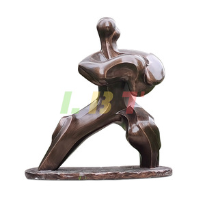 Escultura Abstracta de Fibra de Vidrio con Figura de Tai Chi, Adorno Decorativo para Parque al Aire Libre, Montaje en Suelo, Hecho a Mano y Personalizado - Product Image 4