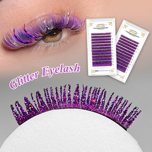 Extensions <span class=keywords><strong>de</strong></span> <span class=keywords><strong>cils</strong></span> scintillantes Abonnie Private Label, extensions <span class=keywords><strong>de</strong></span> <span class=keywords><strong>cils</strong></span> UV professionnelles, <span class=keywords><strong>cils</strong></span> colorés, extensions <span class=keywords><strong>de</strong></span> <span class=keywords><strong>cils</strong></span> colorées - Product Image 3