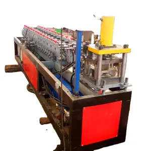 Roller Shutter Door Large Roll Forming Machine Embossing Rolling Shutter Door Forming Machine for sale