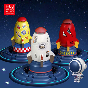 Juguetes <span class=keywords><strong>de</strong></span> Agua <span class=keywords><strong>de</strong></span> Plástico para Jardín y <span class=keywords><strong>Playa</strong></span> HW, Rociador Giratorio <span class=keywords><strong>de</strong></span> Presión con Diseño <span class=keywords><strong>de</strong></span> Cohete y Tiburón, Juegos Divertidos para Niños - Product Image 4