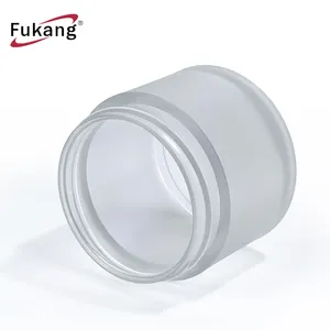 50 Gam Frosted Bao Bì Mỹ Phẩm Kem Jar Emblage Cosmetique Mặt Kem Sữa Rửa Mặt Với Nắp Tùy Chỉnh Bằng Gỗ Nắp