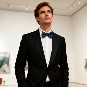 <span class=keywords><strong>Papillon</strong></span> da <span class=keywords><strong>Uomo</strong></span> per Abito Formale, Stile Retrò Casual Britannico, Accessorio di Alta Qualità con Doppio <span class=keywords><strong>Papillon</strong></span> - Product Image 3