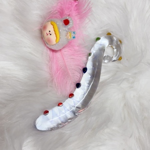 Groothandel Fabriek Oem Transparant Zee Paling Glas <span class=keywords><strong>Dildo</strong></span> Kleurrijke <span class=keywords><strong>Dildo</strong></span> Voor Volwassen Seksleven Plezier - Product Image 2