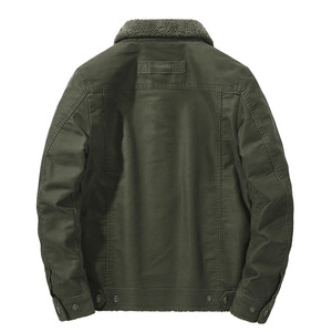 2026 Bomber <span class=keywords><strong>in</strong></span> pile da <span class=keywords><strong>uomo</strong></span> di tendenza-caldo stile antivento <span class=keywords><strong>con</strong></span> <span class=keywords><strong>collo</strong></span> di <span class=keywords><strong>pelliccia</strong></span>, <span class=keywords><strong>cappotto</strong></span> invernale spesso da <span class=keywords><strong>uomo</strong></span> - Product Image 4
