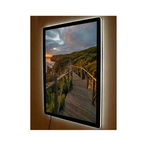 Window <b>Sign</b> Hanging Portable Outdoor Restaurant Poster Acrylic Business <b>Light</b> up <b>Sign</b> Led <b>Light</b> Boxes - Product Image 1