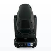 LA-Proaudioinc Mini 295W Moving Head Beam Light avec anneau LED, double prisme, DMX512 pour DJ, club, mariage, concert, scène