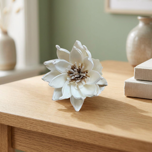 Boîte diffuseur de fleurs en bois de Sola thaïlandais écologique blanc en gros pour décoration de mariage et de Saint-Valentin - Product Image 2