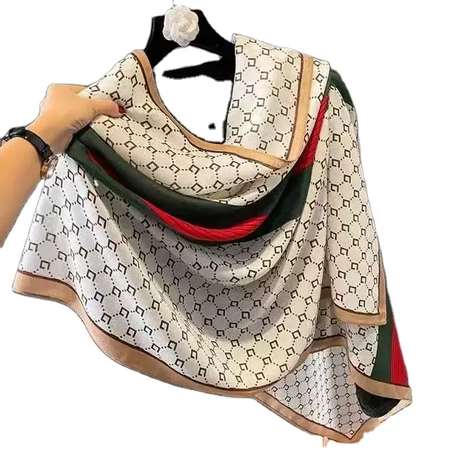 Women Scarves Manufacturer Cotton Scarves Lady Light Soft Fashion Printed Scarf Wrap Shawl