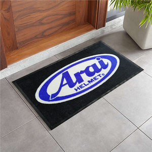 Tùy chỉnh nhiệm vụ nặng nề thương mại Nylon in logo thảm cửa mat cao su có thể giặt cắt đống máy làm xe văn phòng hành lang - Product Image 2