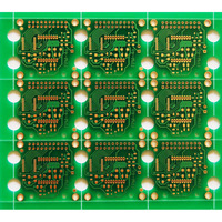 Circuit imprimé LED DC12V personnalisé, conception gratuite, 2 couches, masque de soudure noir, lumière de piscine RGBW, PCB FR-4, usine OEM
