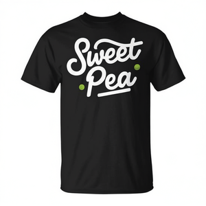เสื้อยืดโปรโมชั่นปรับแต่งชื่อเล่นได้ PEA SWEET - Product Image 2